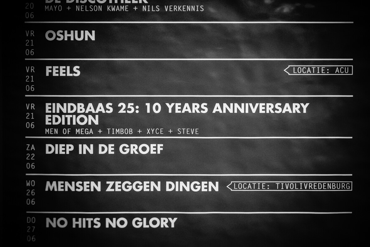 EINDBAAS 10 Years photo